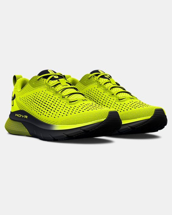 Men's UA HOVR™ Turbulence Running Shoes, Yellow, pdpMainDesktop image number 3